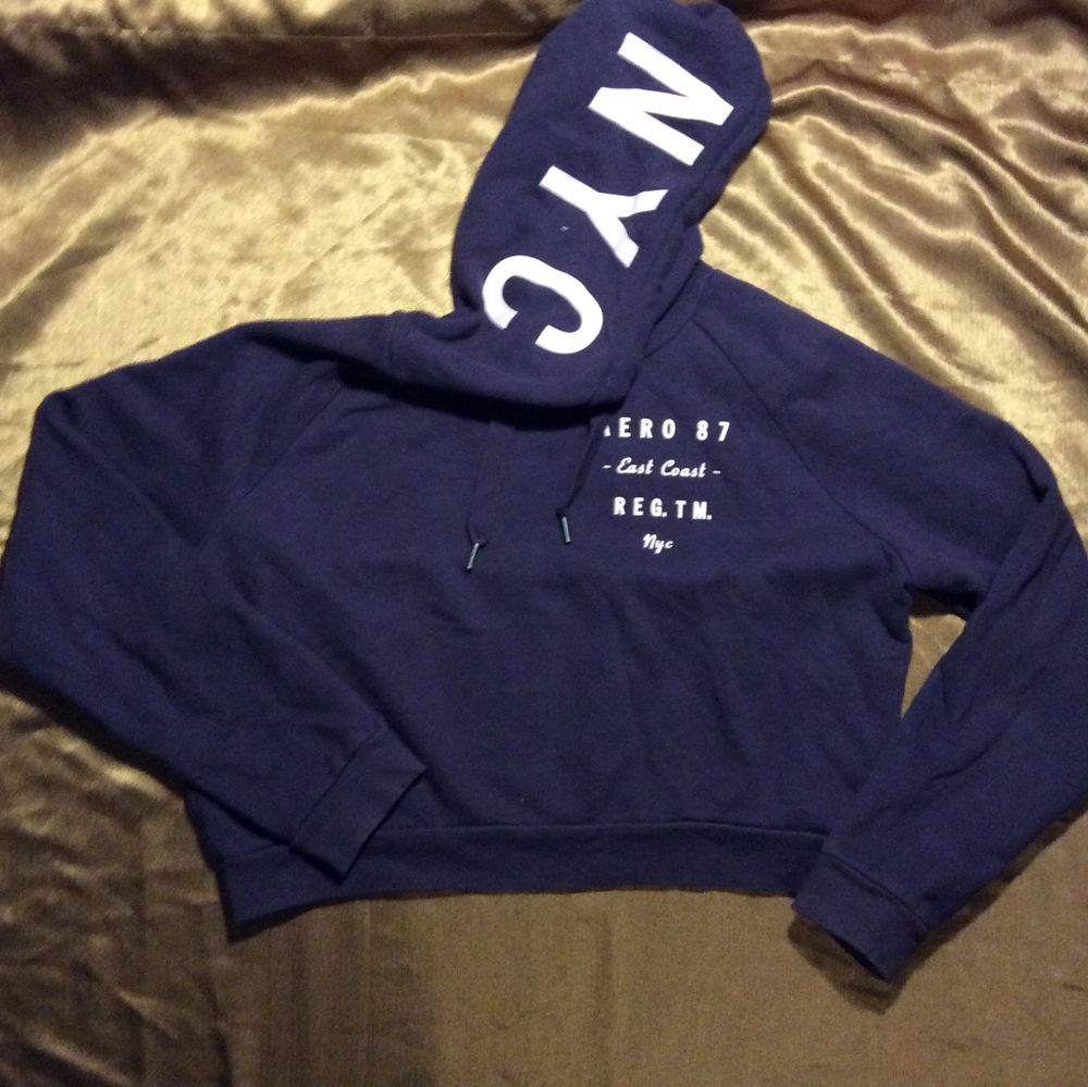 A Aeropostale crop hoodie .
